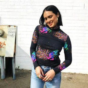 Nooworks Turtleneck Medium in Cosmic Ladies